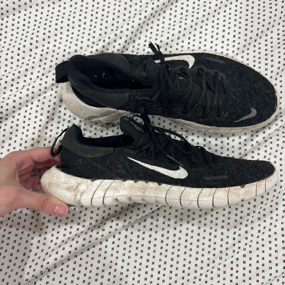 Black and White Nike Sneakers